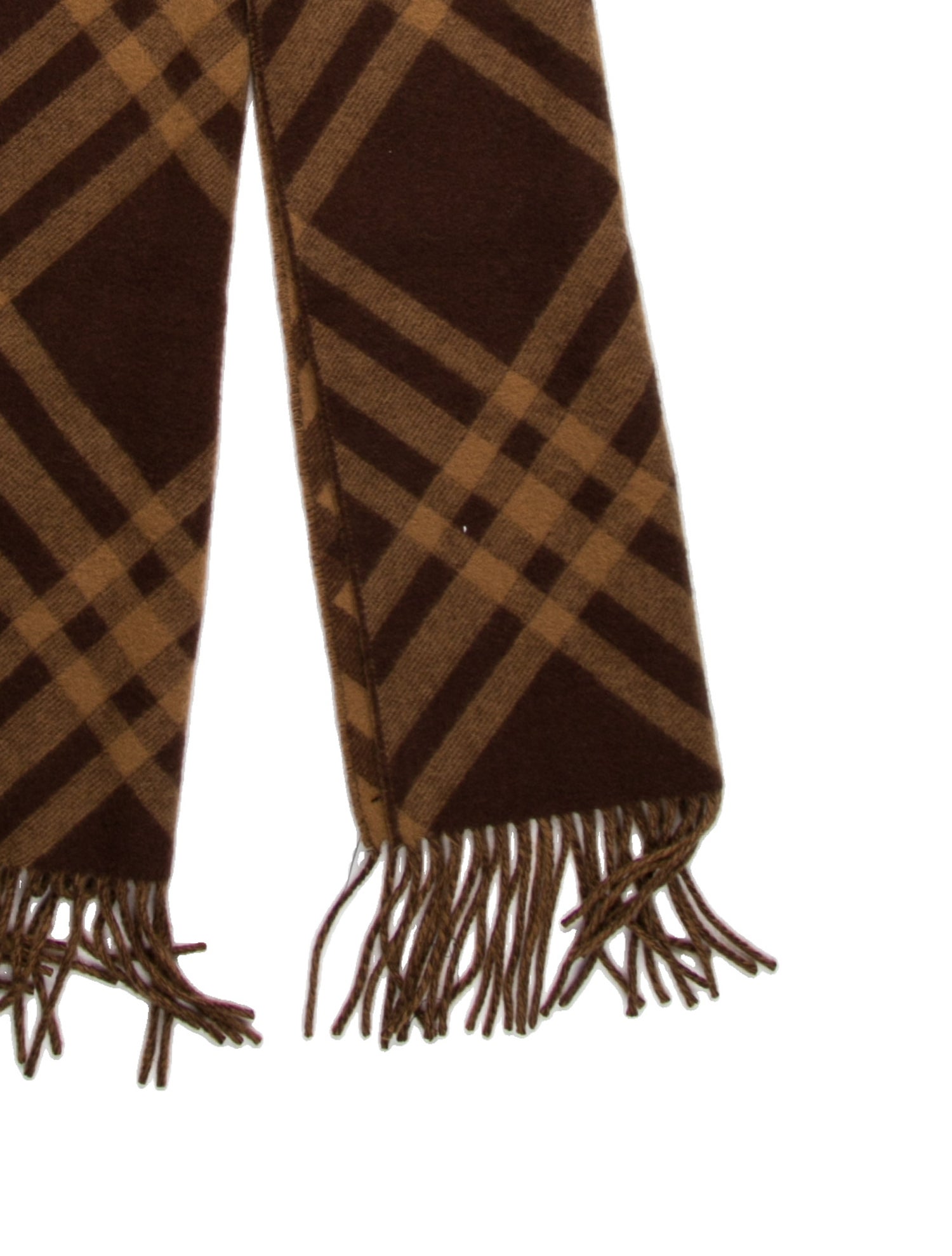 Burberry Cashmere Nova Check Pattern Scarf w/ Tags