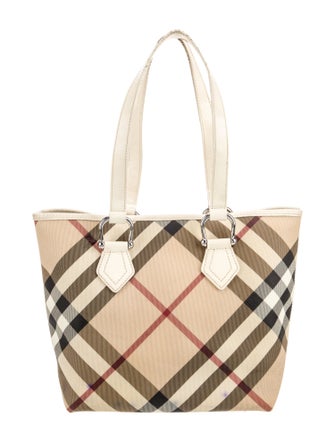 Burberry Super Nova Check Tote