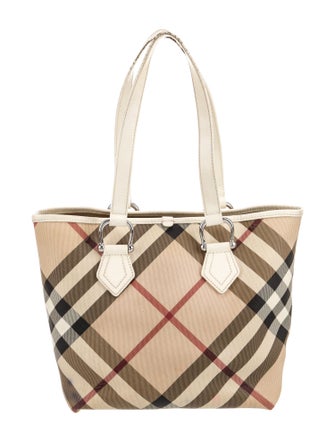 Burberry Super Nova Check Tote