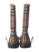 Burberry Haymarket Check Pattern Rubber Rain Boots