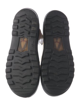 Burberry Haymarket Check Pattern Rubber Rain Boots