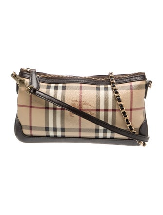 Burberry Haymarket Check Shoulder Bag