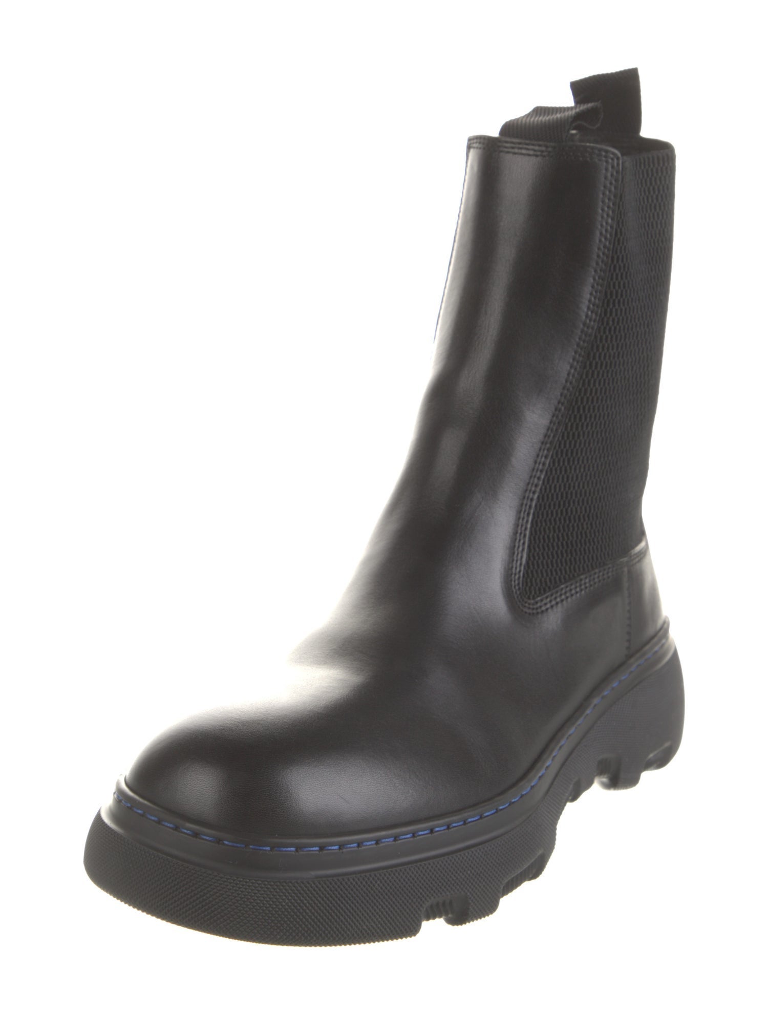 Burberry Leather Chelsea Boots