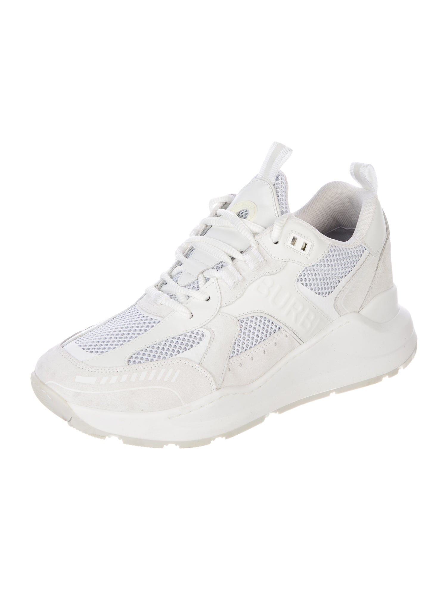 Burberry Leather Athletic Sneakers