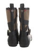 Burberry Rubber Plaid Print Rain Boots