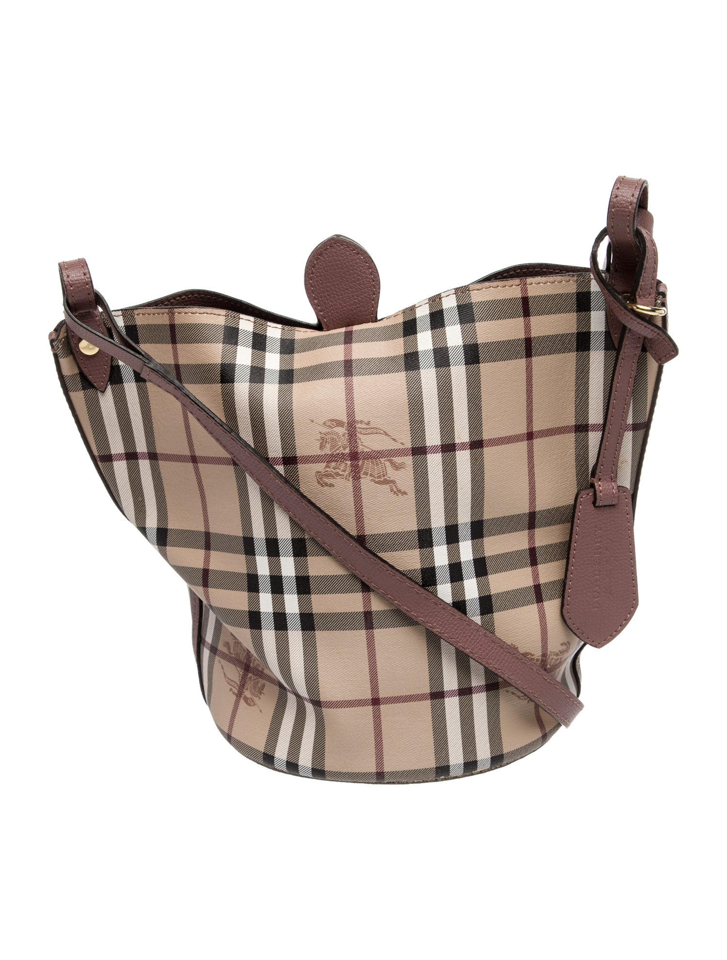 Burberry Haymarket Check Shoulder Bag