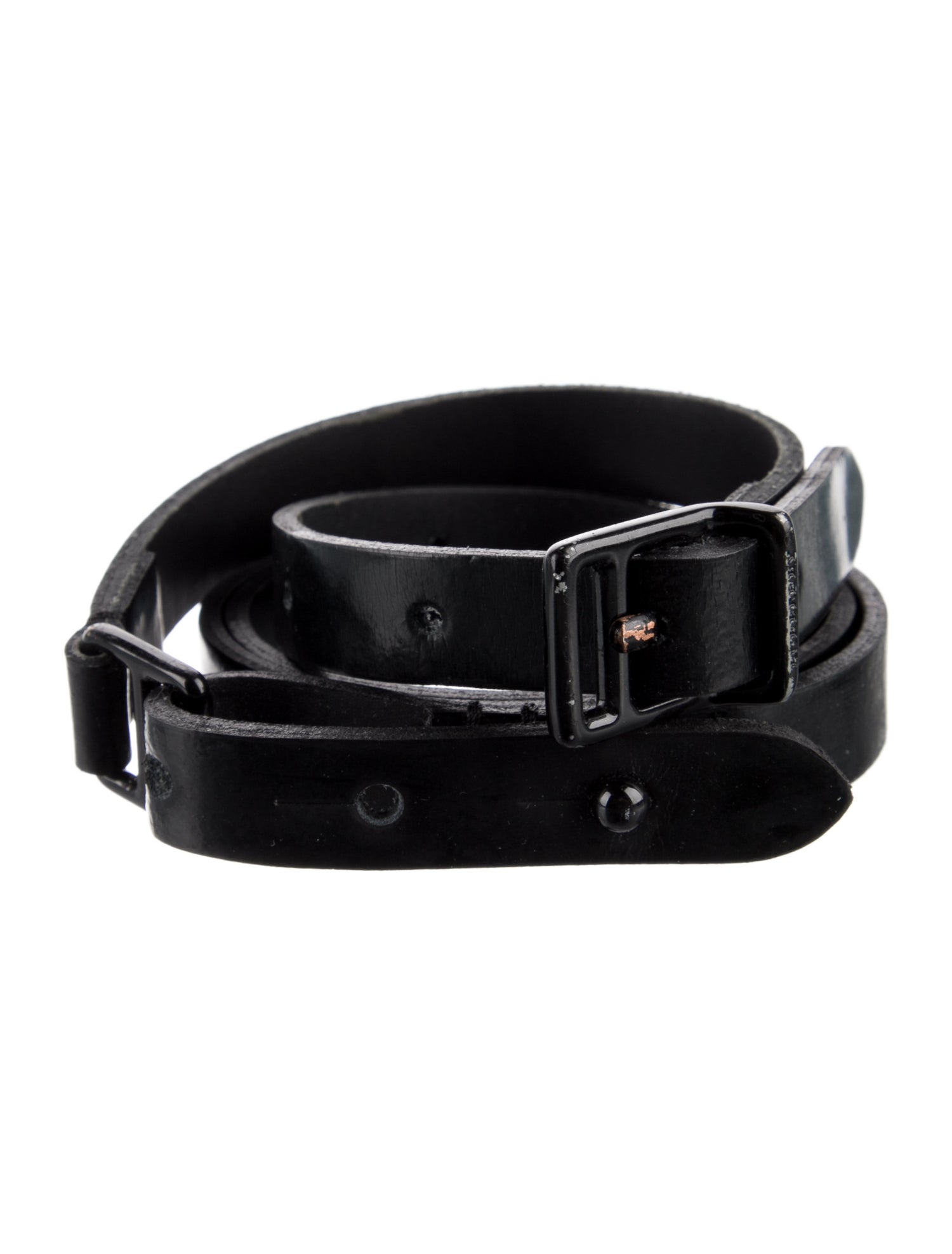 Burberry Skinny Leather Belt