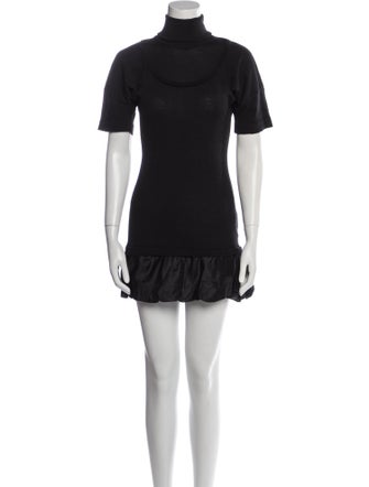 Burberry Prorsum Merino Wool Mini Dress