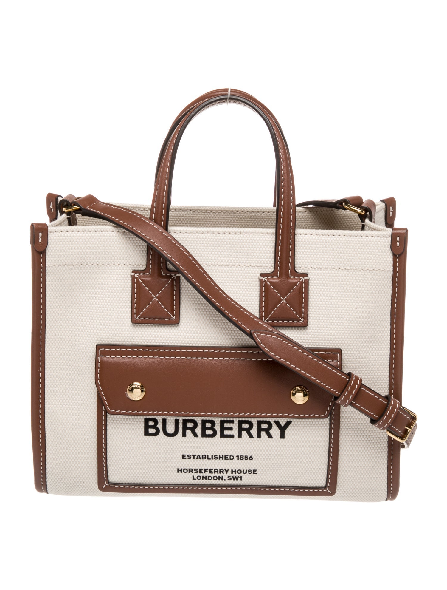 Burberry House Check Top Handle Bag
