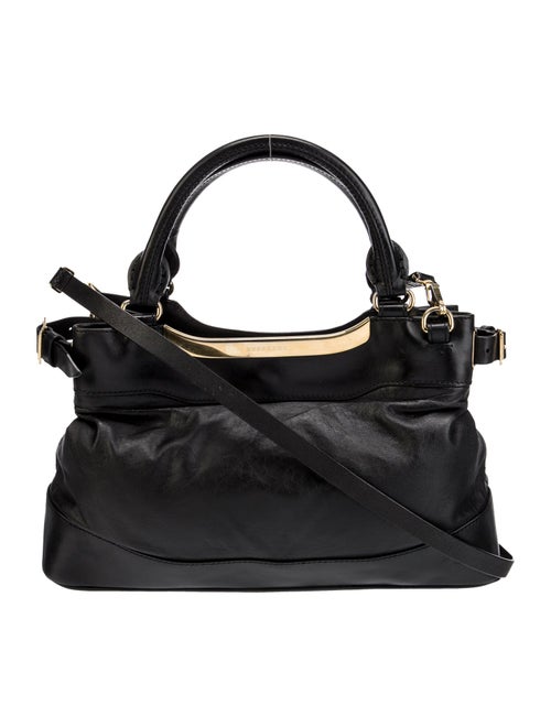 Burberry Smoked Check Top Handle Bag