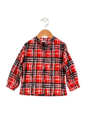 Burberry Toddlers' Abstract Print Button Up Shirt