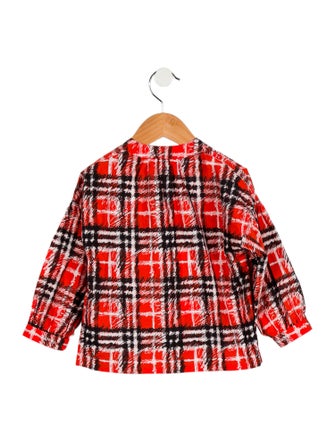 Burberry Toddlers' Abstract Print Button Up Shirt
