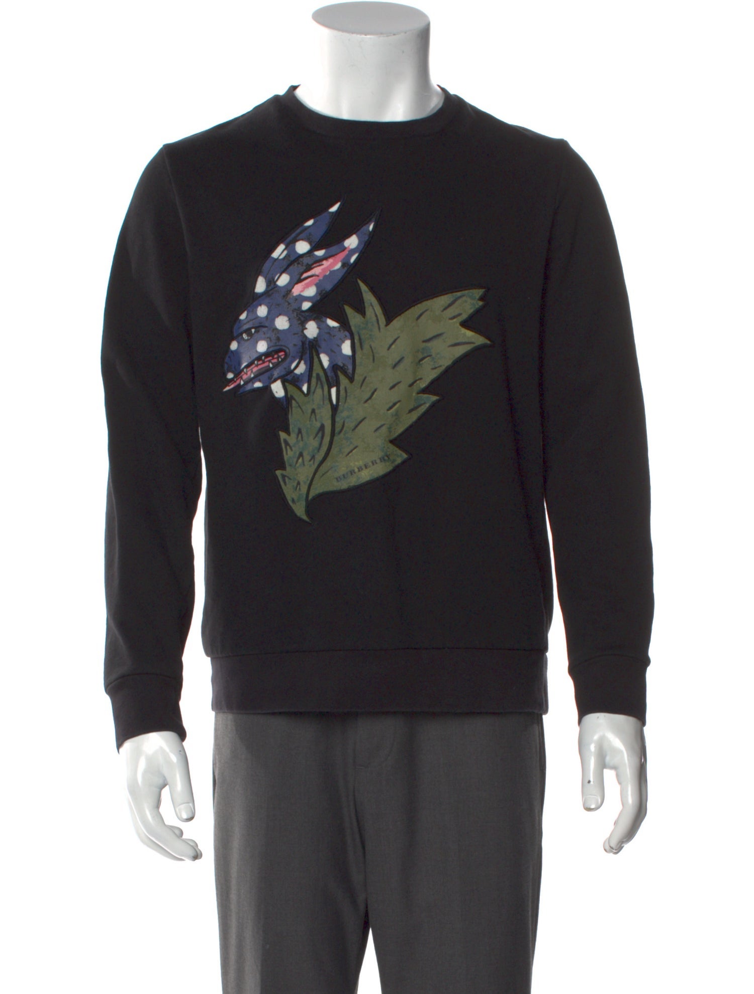 Burberry Graphic Print Crew Neck Sweatshirt