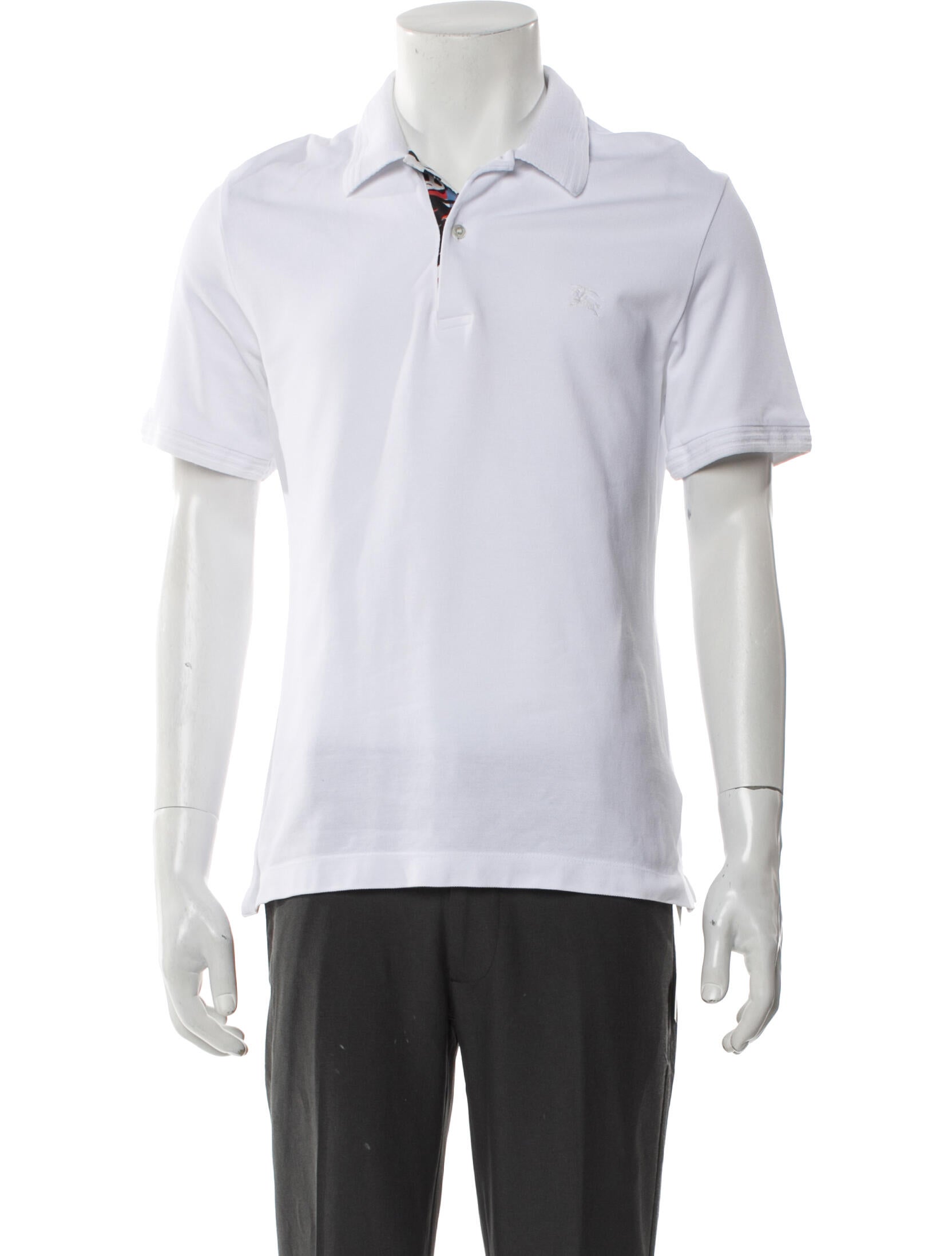 Burberry TB Monogram Collar Polo Shirt