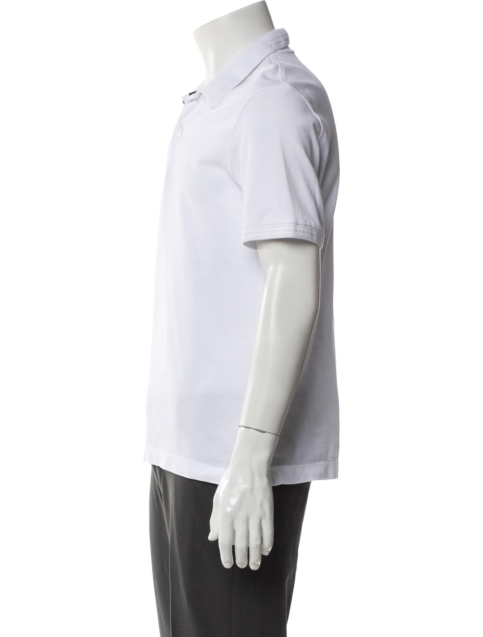 Burberry TB Monogram Collar Polo Shirt