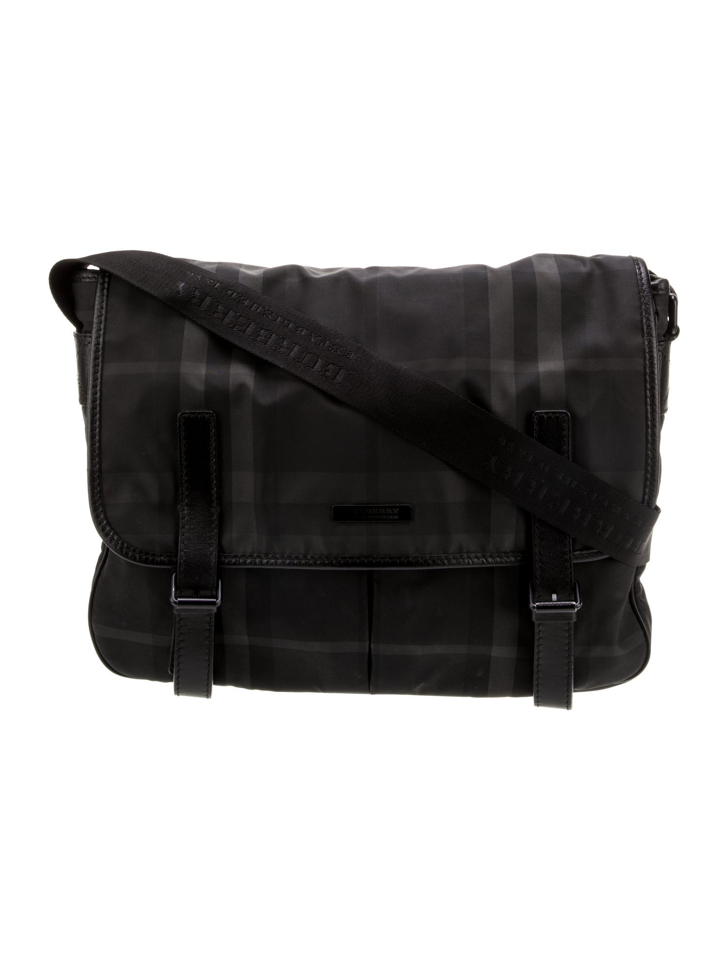 Burberry Smoked Check Messenger Bag