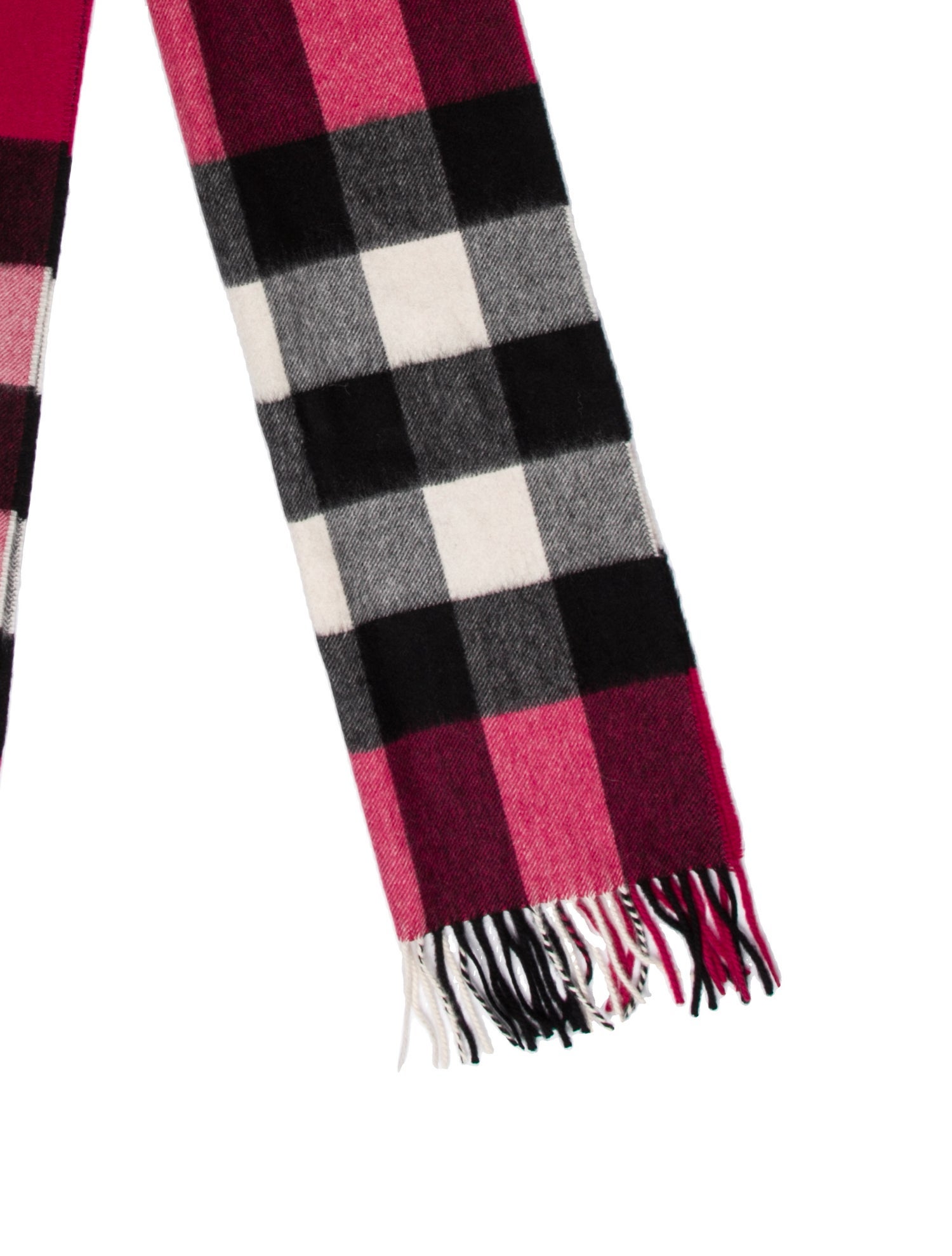 Burberry Cashmere House Check Pattern Scarf