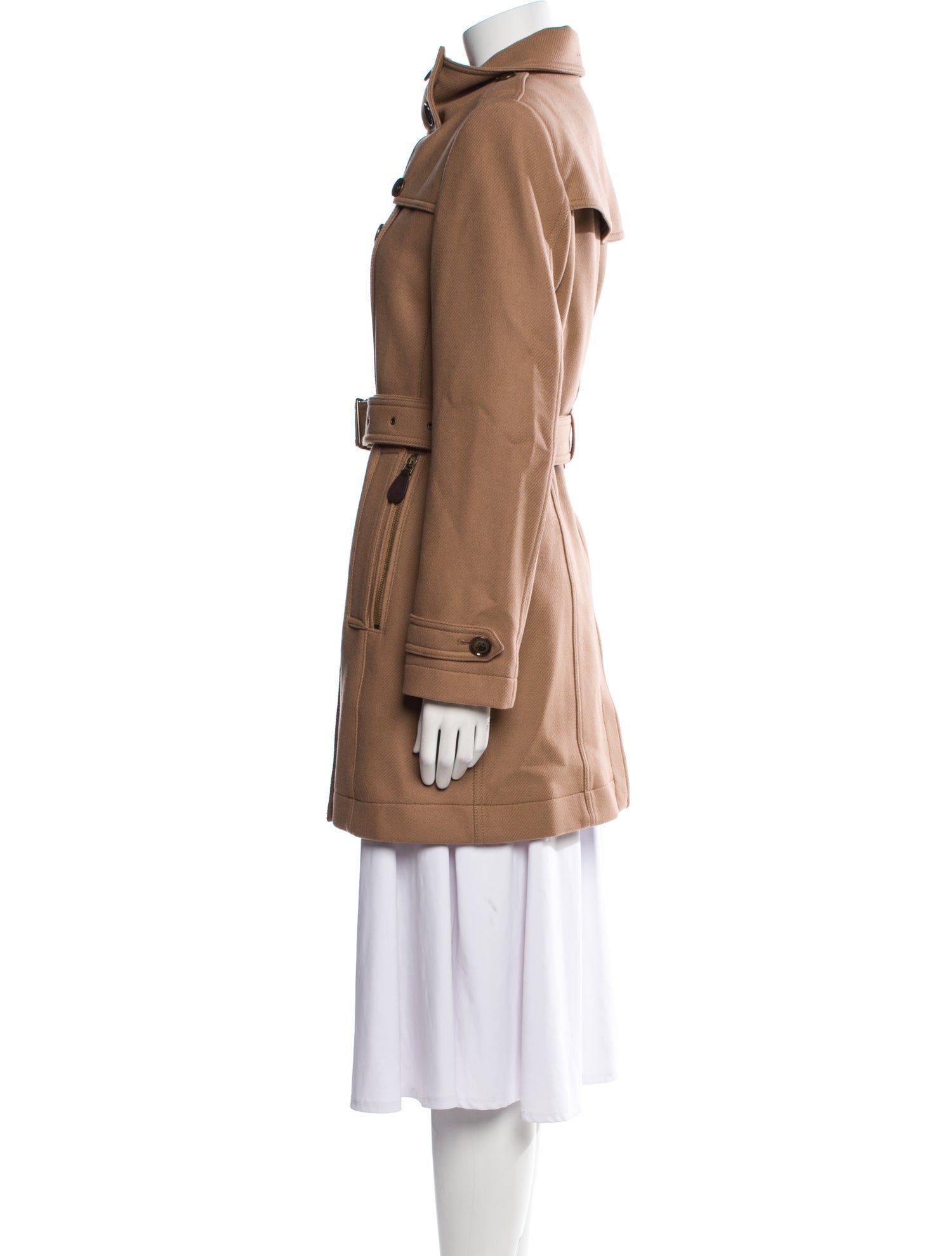 Burberry Virgin Wool Trench Coat