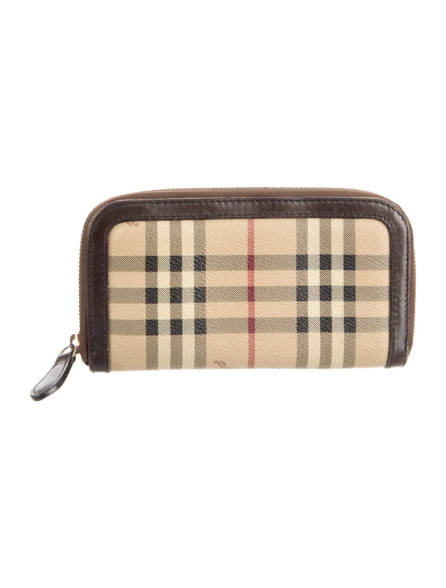 Burberry Horseferry Check Pattern Printed Compact Wallet