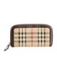 Burberry Horseferry Check Pattern Printed Compact Wallet