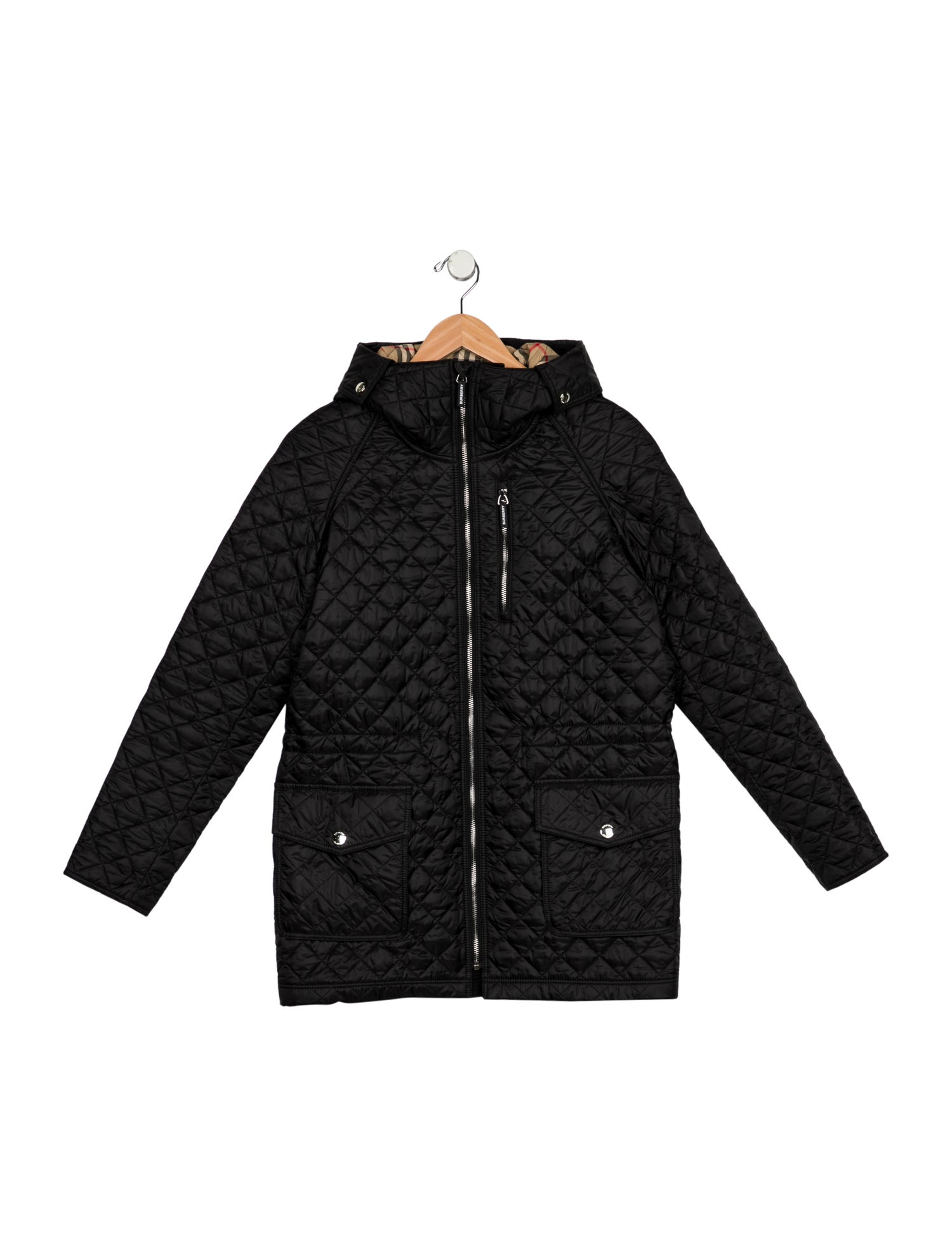 Burberry Girls' Quilted Nylon Parka