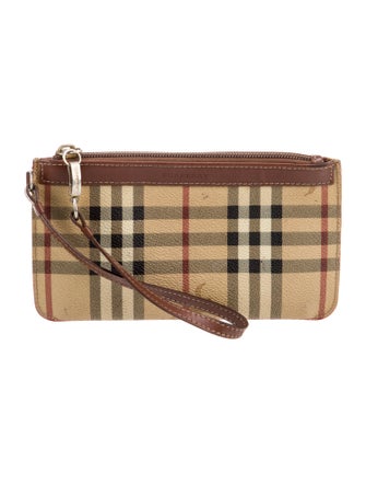 Burberry Haymarket Check Clutch