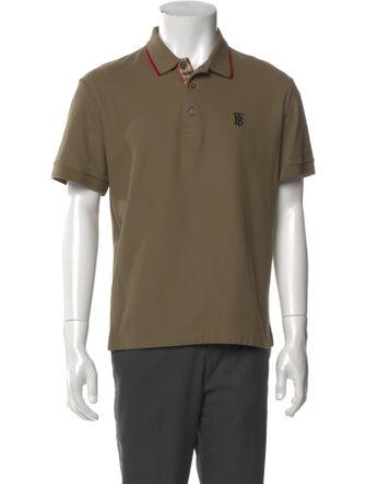 Burberry TB Monogram Collar Polo Shirt