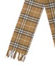 Burberry Cashmere House Check Pattern Scarf