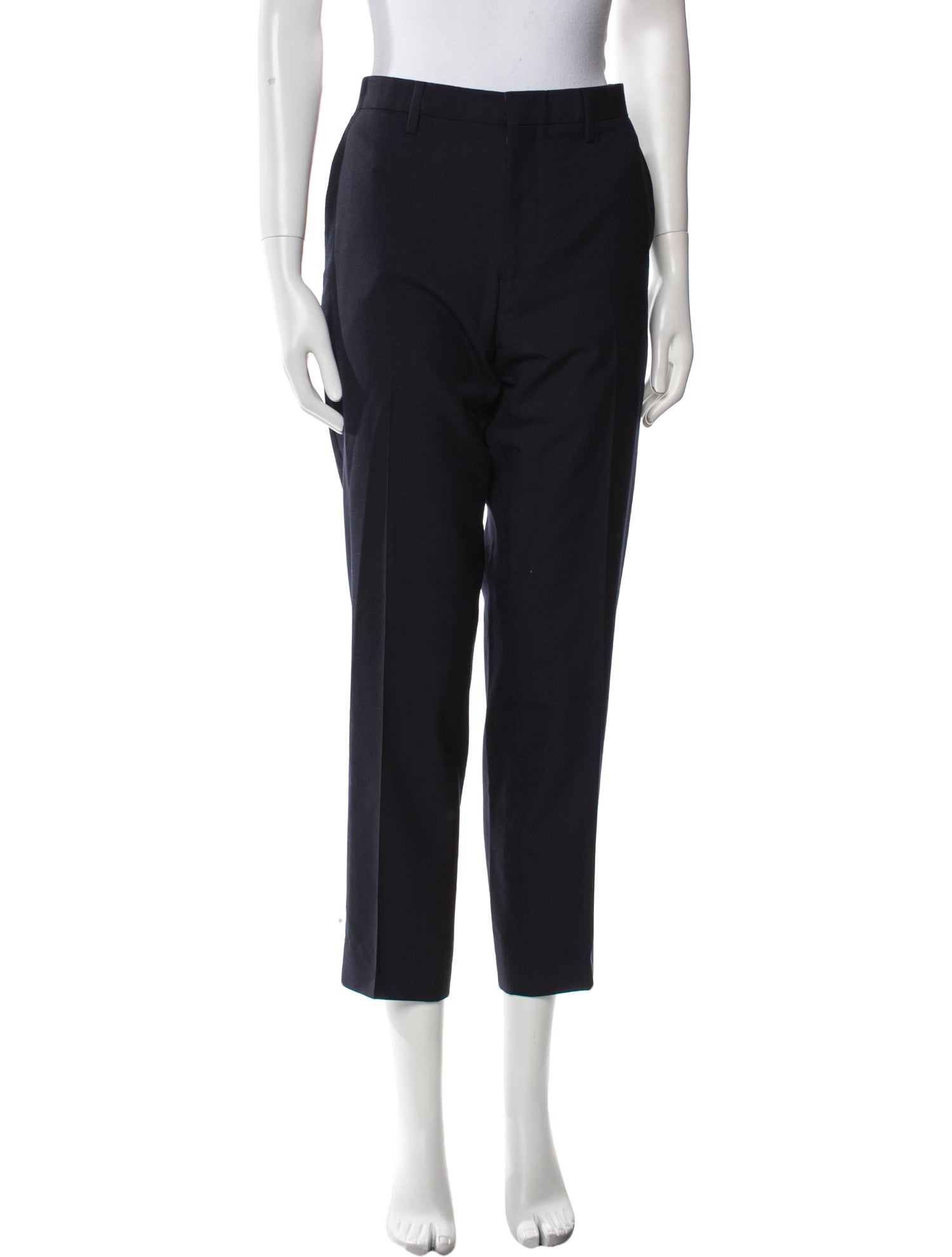 Burberry Wool Straight Leg Pants