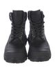 Burberry Leather Combat Boots