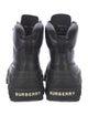 Burberry Leather Combat Boots