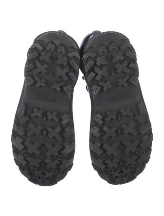 Burberry Leather Combat Boots