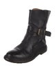 Burberry Leather Moto Boots
