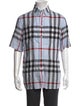 Burberry Nova Check Pattern Linen Shirt