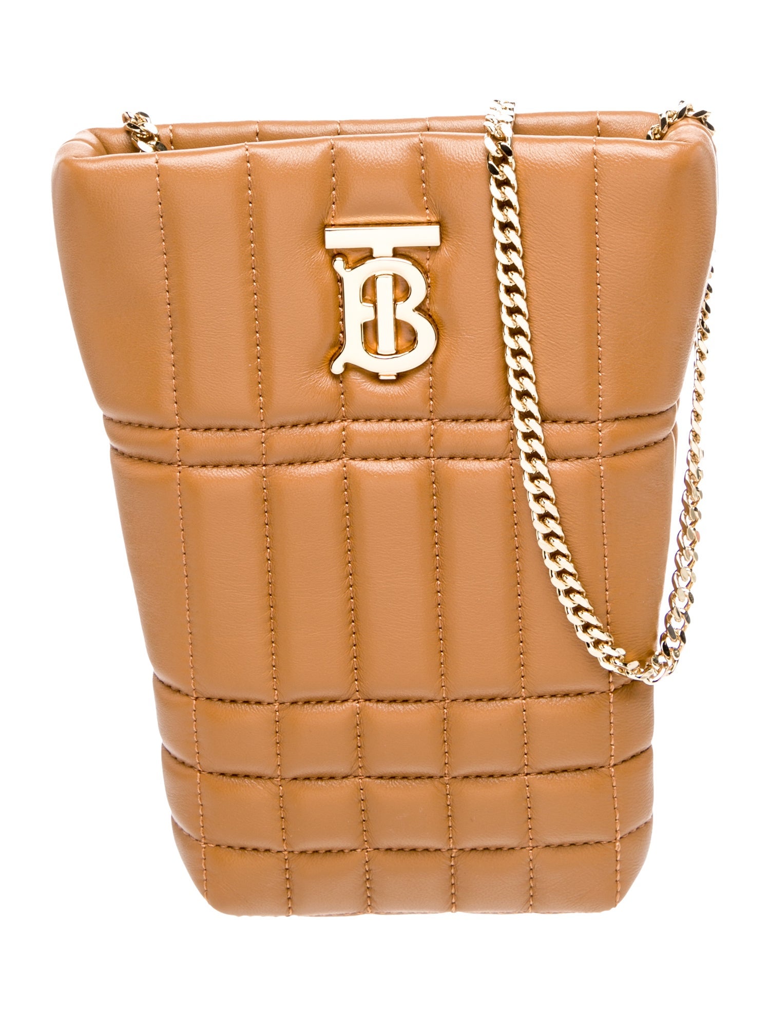 Burberry Leather Bucket Bag