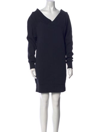 Burberry Cowl Neck Mini Dress