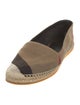 Burberry Nova Check Pattern Canvas Espadrilles