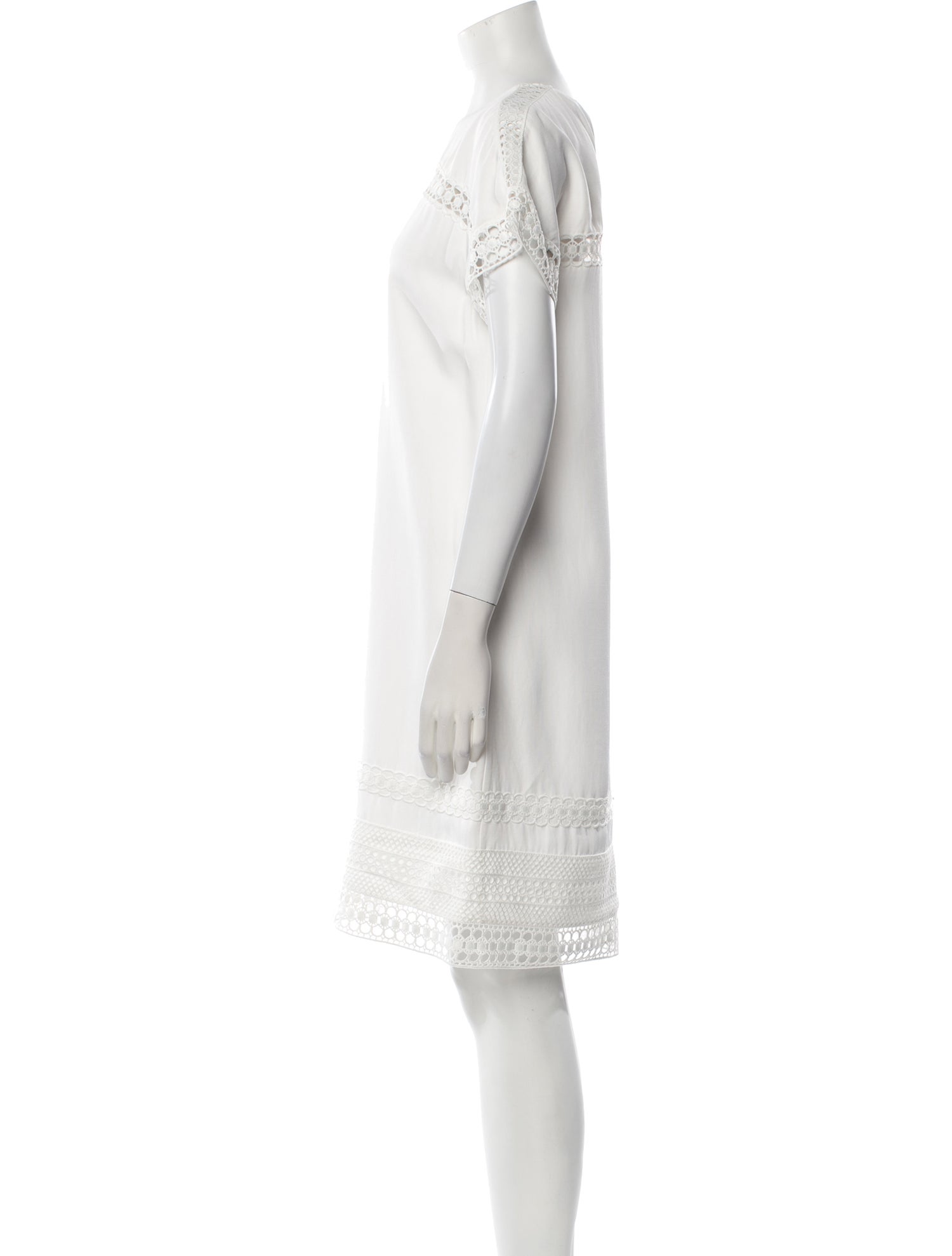 Burberry Silk Knee-Length Dress