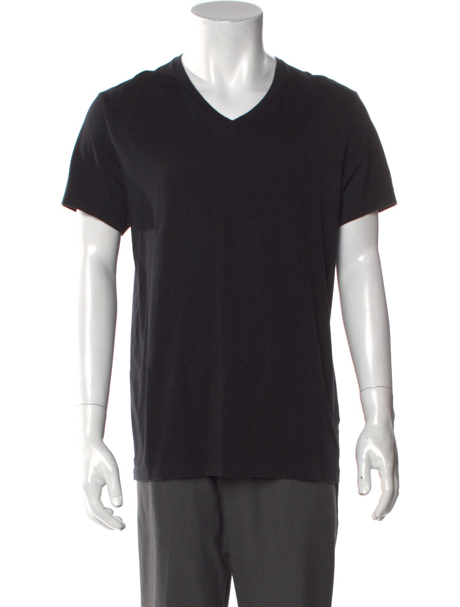 Burberry V-Neck Short Sleeve T-Shirt