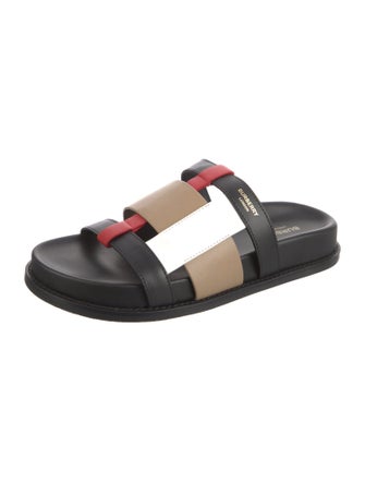 Burberry Leather Slides