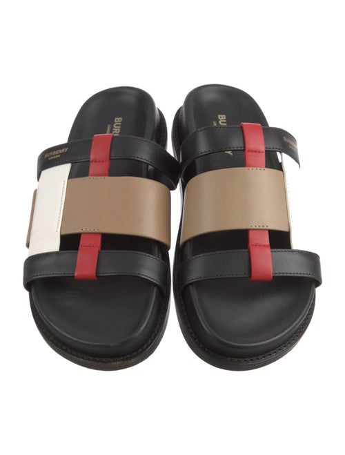 Burberry Leather Slides