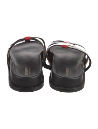 Burberry Leather Slides