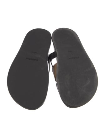 Burberry Leather Slides