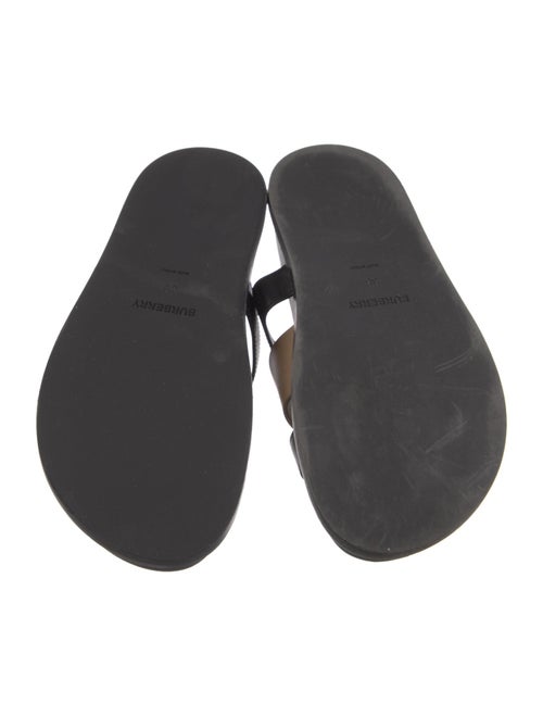 Burberry Leather Slides