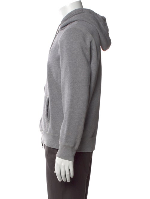 Burberry House Check Pattern V-Neck Hoodie