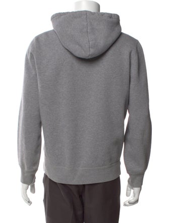 Burberry House Check Pattern V-Neck Hoodie