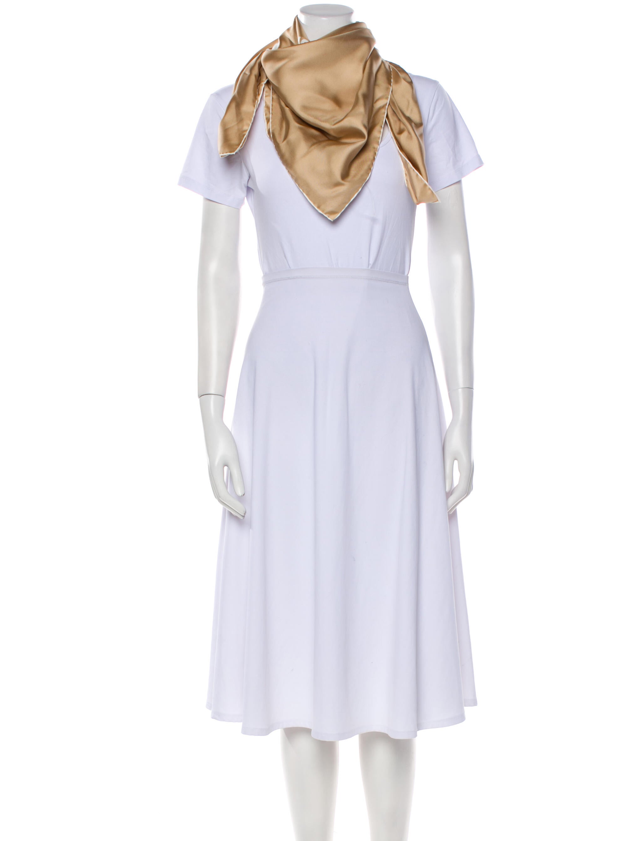 Burberry Silk TB Monogram Scarf