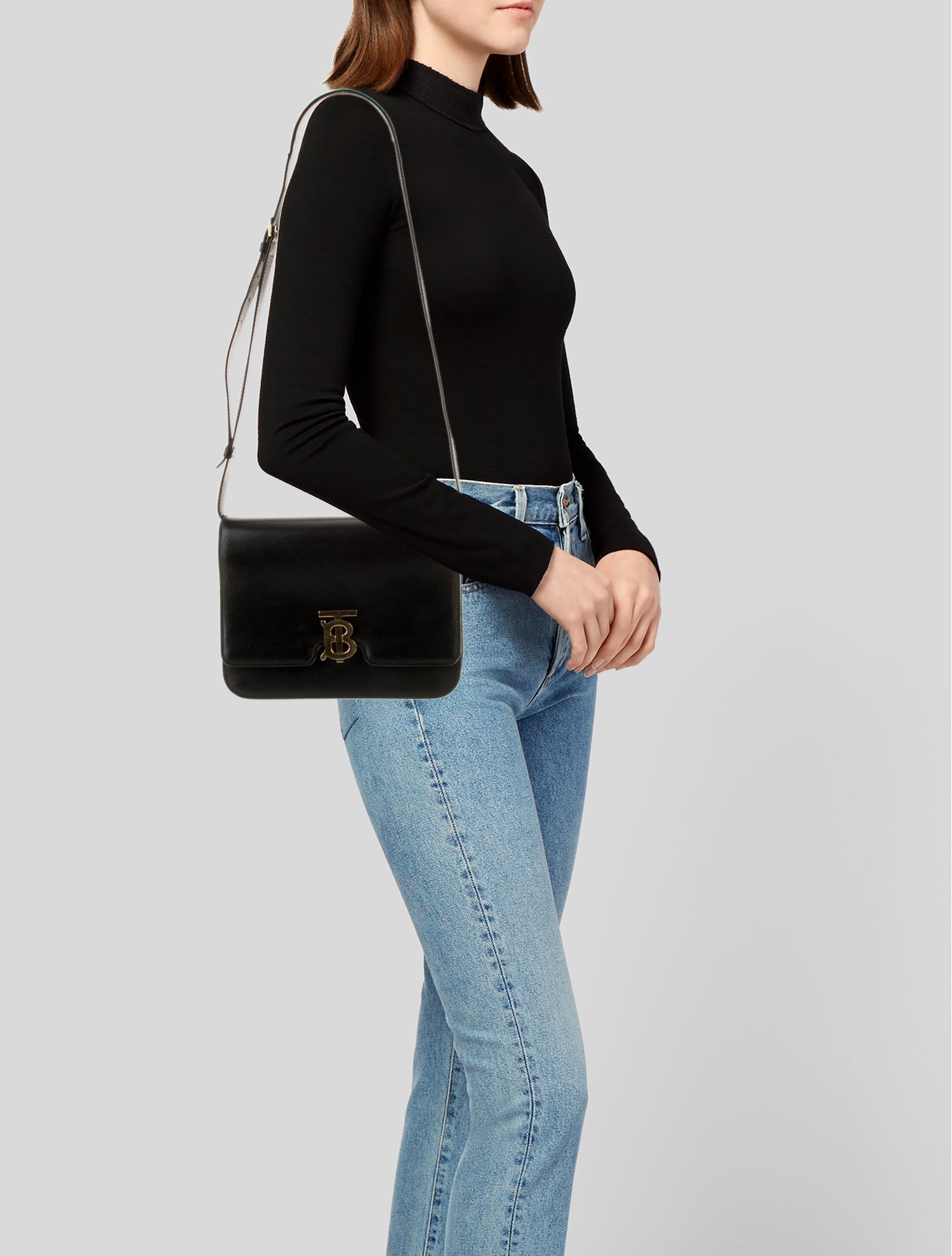 Burberry TB Monogram Shoulder Bag