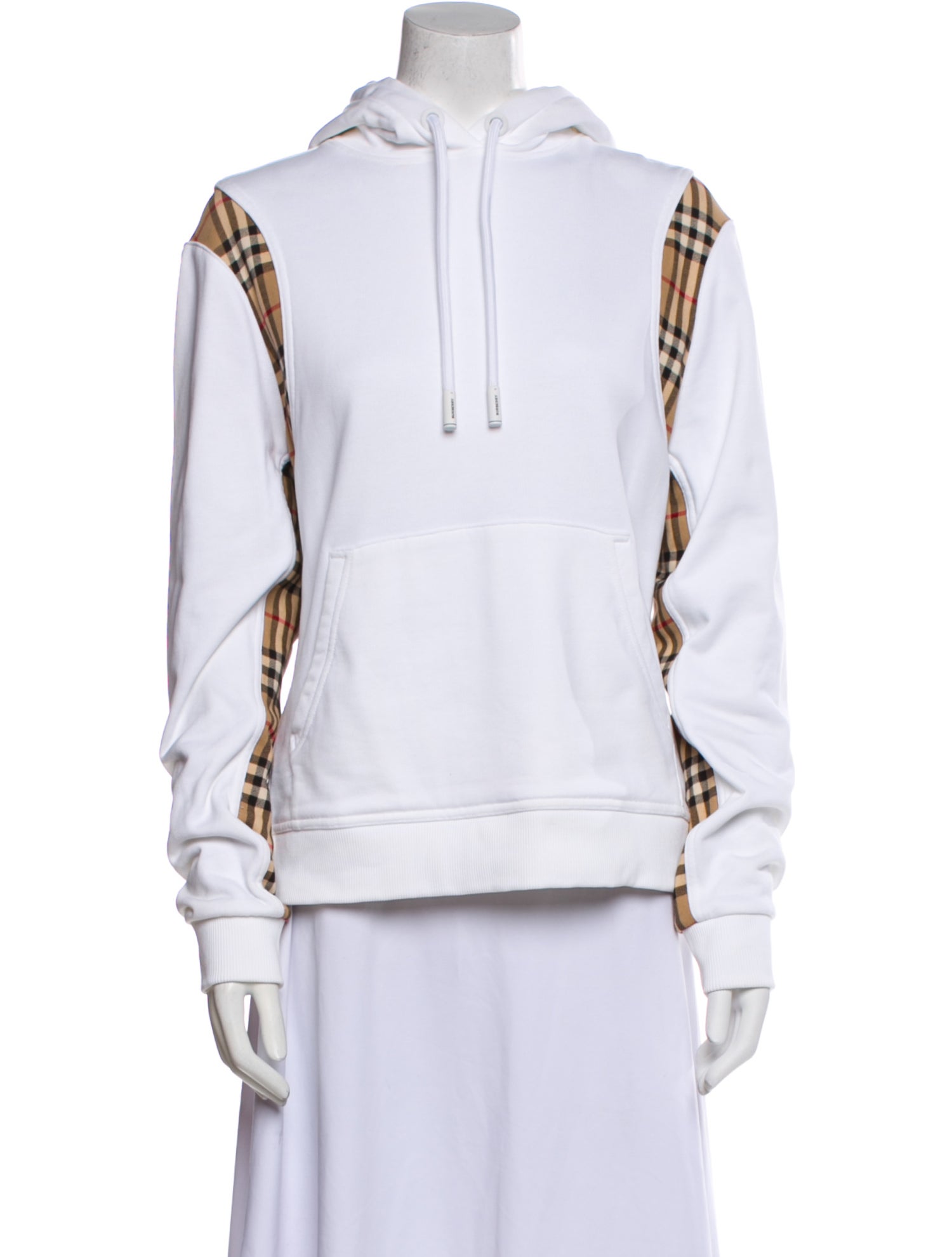 Burberry Plaid Print Bomber Jacket