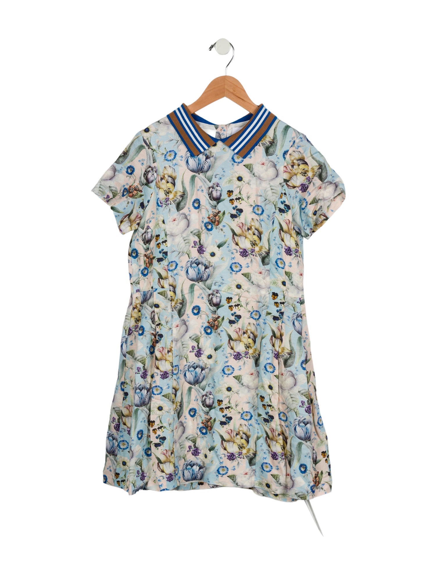 Burberry Girls' Printed Short Sleeve Dress